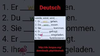 Grammatik werden wird würde wurde ist worden geworden wäre worden german deutsch allemand [upl. by Leboff]