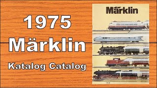 Märklin Katalog 1975 Catalog [upl. by Hachman]