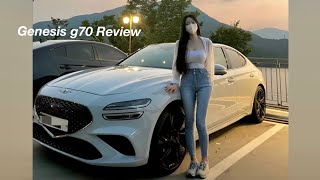 제네시스 g70 풀옵션 차량 리뷰│Genesis g70 20T Full Option Review [upl. by Nuyh]