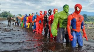 AVENGERS SUPERHERO STORY  MARVELS SPIDERMAN 2 VS GIANT HULK TEAM VENOM CAPTAIN AMERICA IRON MAN [upl. by Carpenter531]