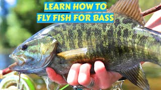 Getting Started in Bass Fly Fishing [upl. by Nauwtna]