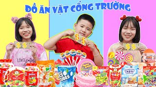 Thử Thách 100k Mua Đồ Ăn Vặt Cổng Trường ♥ Minh Khoa TV [upl. by Abra449]