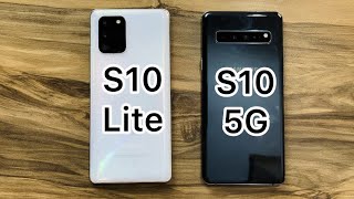 Samsung Galaxy S10 Lite vs Samsung Galaxy S10 5G [upl. by Phillipp158]