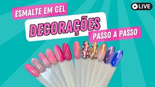 Aula Completa Decorando Com Esmalte em Gel [upl. by Abana]