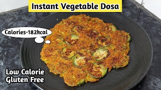 Instant Dosa for weight loss  Breakfast recipe for weight loss  Breakfast recipe for weight loss [upl. by Rehprotsirhc]