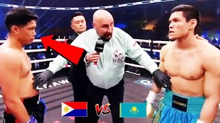 🔥LATEST FIGHT🔥 Ang LAKI ng kalaban ng Pinoy  Joe Noynay vs Daniyar Yeleussinov Highlights [upl. by Schroer]