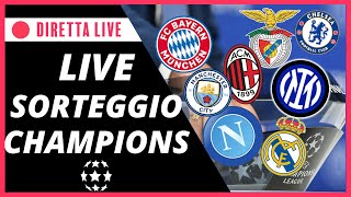 🔴 Sorteggio Champions League in DIRETTA e LIVE reaction lavversaria dellInter ai quarti [upl. by Leod]