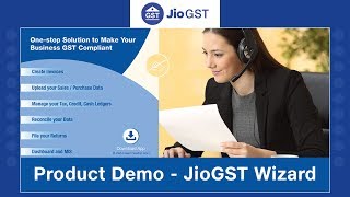 Product Demo  JioGST Wizard [upl. by Danette]