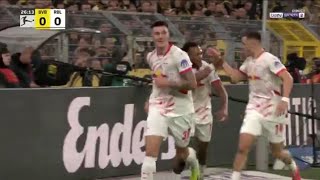 Benjamin Sesko GoalDortmund vs Leipzig11 All Goals and Extended Highlights [upl. by Ardnovahs]