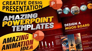 Mood Board Presentation🔥PowerPoint Template🔥Amazing Presentation powerpoint pptexpo ppttemplate [upl. by Dorsman]