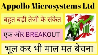 APOLLO MICROSYSTEMS LTD SHARE NEWS  NEXT TARGET  LATEST NEWS  apollomicrosystemsshare nifty50 [upl. by Cioban]