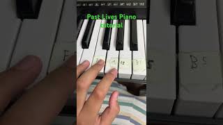 Past Lives Piano Tutorial [upl. by Feilak206]