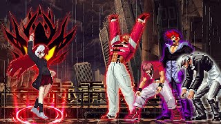 KOF Mugen Orochi Akiha Yagami Vs Iori Yagami Chris Yashiro Team [upl. by Abbe649]