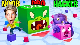 NOOB vs PRO vs HACKER in CUBE SONE IO PREZLEY [upl. by Alohcin]