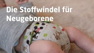 Die Neugeborenen Windel der WindelManufaktur Stoffwindeln [upl. by Beniamino]