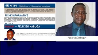 Impuguke mu mategeko yasobanuye ibyaha Félicien Kabuga akekwaho naho azaburanira Me ITwagiramungu [upl. by Farrish]