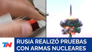 Rusia dio a conocer que realizó nuevos ejercicios con armas de disuasión nuclear [upl. by Glenden]