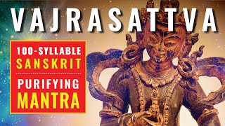 Vajrasattva’s Purifying and Healing 100syllable mantra in Sanskrit beautifully chanted [upl. by Netsuj766]