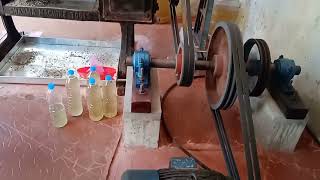 Coconut Oil 🥥Extraction  Expeller old model sharma machine tools 10hp Expeller [upl. by Orvie]