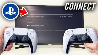 How To Connect Second PS5 Controller To PS5  Full Guide [upl. by Delacourt]