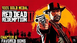 Red Dead Redemption 2  100 Walkthrough Part 180 PS4 Pro – Favored Sons Gold Medal [upl. by Jacobina]