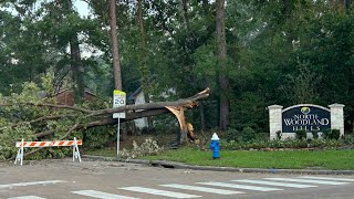 Kingwood copes with Hurricane Beryl aftermath [upl. by Elleinod140]