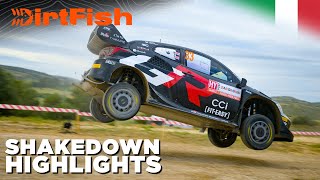 Shakedown Highlights  WRC Rally Italia Sardegna 2024 [upl. by Siurtemed565]