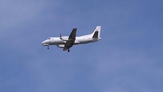 Saab 340AF Airest landing on EPRZ RzeszówJasionka [upl. by Nadnal]