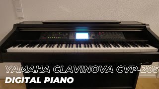 Yamaha Clavinova CVP205 Demo [upl. by Baily]