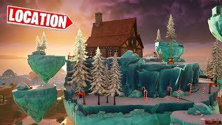 Crackshotss Cabin Location In Fortnite Chapter 5  Winterfest 2023 [upl. by Nodyarb]