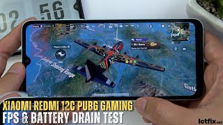 Xiaomi Redmi 12C PUBG Mobile Gaming test  Helio G85 4GB RAM [upl. by Grube]