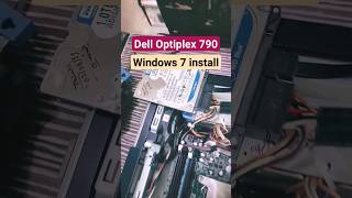 Dell 790 Windows 7 installation how to install windows 7 shortvideo epson printer epsonprinter [upl. by Alrzc]