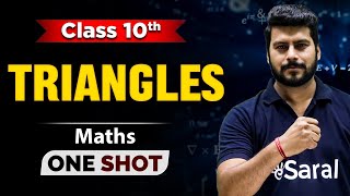 Triangles Class 10 One Shot in 20 min  Class 10th Maths Chapter 6  eSaral [upl. by Carboni]