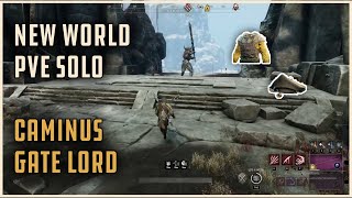 New World PVE solo  Caminus Gate Lord [upl. by Anasiul]