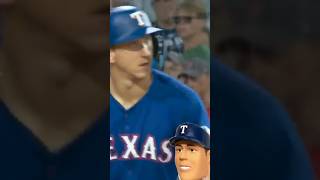 Wyatt Langfor Hits A Homer Over the Monster texasrangers wyattlangford homerun mlb baseball [upl. by Atnwahs]