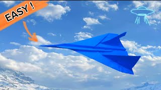 EASY F15 Paper Airplane  How To Make An Amazing Paper Jet  2024 [upl. by Anilag]