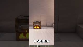 How to make a SMOKER in Minecraft Tutorial minecrafttutorial minecraft [upl. by Haneekas839]