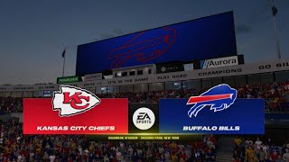 Madden NFL 24  Kansas City Chiefs vs Buffalo Bills [upl. by Sidhu]