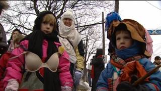 CBC NL Christmas Throwbacks  Mummers take Twillingate 2011 [upl. by Alemac]