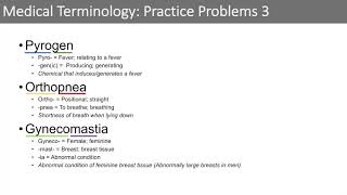 Medical Terminology  The Basics and Anatomy  Practice Problems Set 2 [upl. by Twitt535]