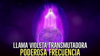 MÚSICA PARA TRANSMUTAR LO NEGATIVO EN POSITIVO  FRECUENCIA DE LA LLAMA VIOLETA [upl. by Sasnak]