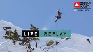 LIVE WEBCAST Replay  Freeride World Tour Hakuba Japan 2019 [upl. by Alicea406]