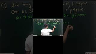 permutation and combination class 11  class 11 math  math shorts video  best shorts video [upl. by Adelpho]