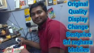 red mi 8a repair original quality display change sri raghava mobiles buchi [upl. by Otreblaug]