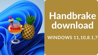 Handbrake Downloads Windows 1110817 [upl. by Lesirg]