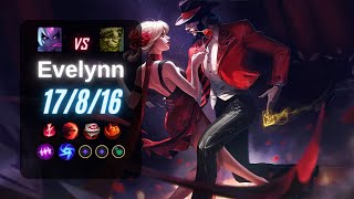 EVELYNN JUNGLE vs IVERN  EUW LoL Challenger Patch 144 [upl. by Atival96]