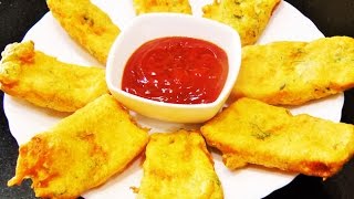 Bread Pakora  బ్రెడ్ పకోడీ  Bread Pakoda Street Food  Punjabi Style Bread Pakora [upl. by Irehc588]