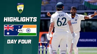 Australia v India 202425  First Test  Day Four [upl. by Socem]