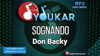 Karaoke Don Backy Sognando [upl. by Zsa584]