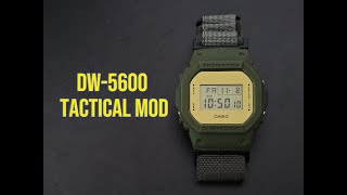 DW5600 Tactical Alphine Strap Mod [upl. by Rasure]